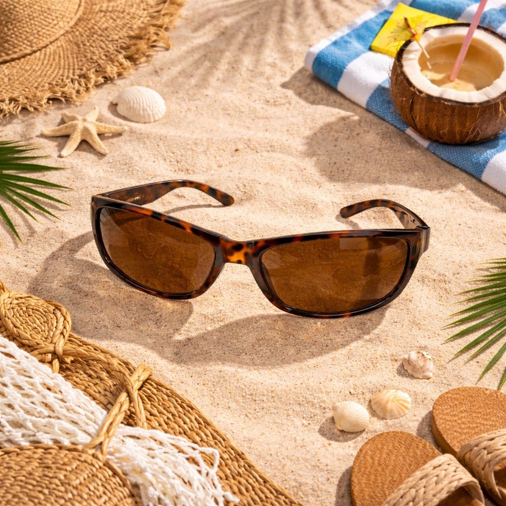 Coconut Girl Summer Beach Boho Vacation Target Amaze Tortoiseshell Sunglasses